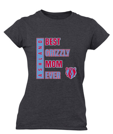 Ashland Grizzlies Best Grizzly Mom Women's SS T-Shirt
