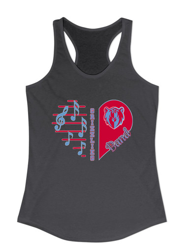 Ashland Grizzlies Heart Band Women's Tank Top