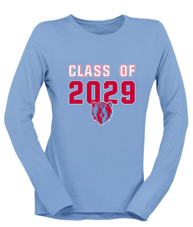 Ashland Grizzlies Class of 2029 Women's LS T-Shirt