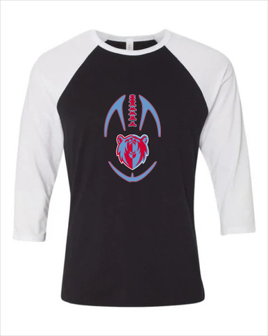 Ashland Grizzlies Football #4 Women's Baseball T-Shirt