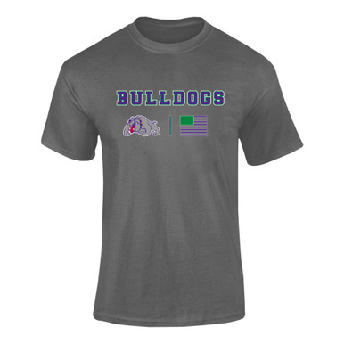 Waukegan Bulldogs Team Colors Flag Men's SS T-Shirt