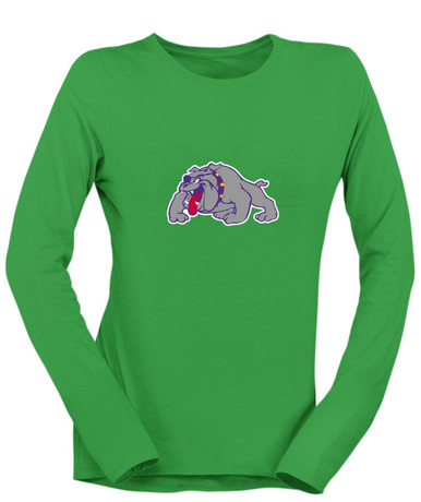 Waukegan Bulldogs Mascot #1 Women's LS T-Shirt