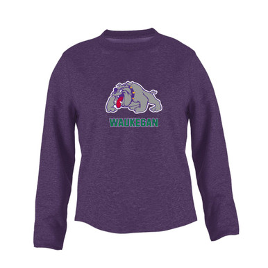 Waukegan Bulldogs Mascot #2 Women's Sweatshirt