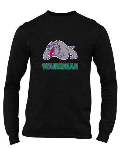 Waukegan Bulldogs Mascot #2 Men's Premium LS T-Shirt