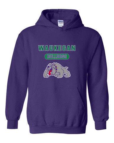 Waukegan Bulldogs Mascot #3 Men's Hoodie