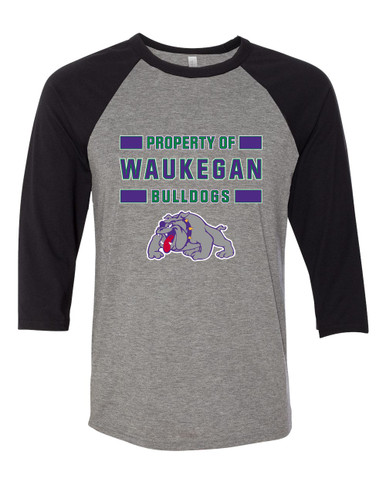 Waukegan Bulldogs Property Of Women's Baseball T-Shirt