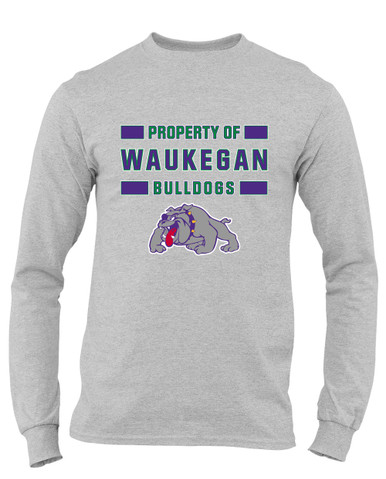 Waukegan Bulldogs Property Of Men's Premium LS T-Shirt