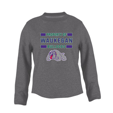 Waukegan Bulldogs Property Of Women's Sweatshirt