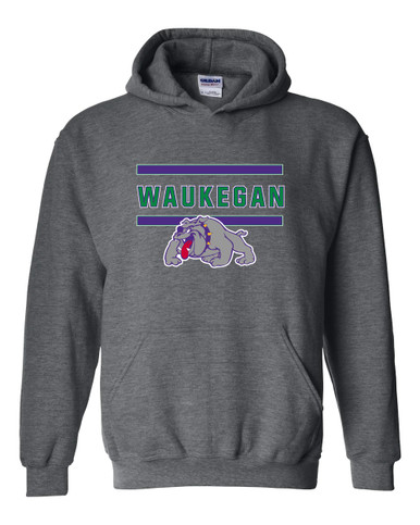 Waukegan Bulldogs Mascot #4 Men's Hoodie