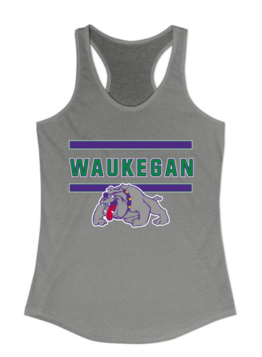 Waukegan Bulldogs Mascot #4 Women's Tank Top