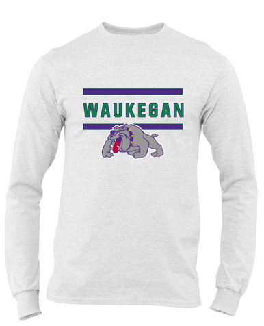 Waukegan Bulldogs Mascot #4 Men's Premium LS T-Shirt