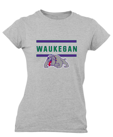 Waukegan Bulldogs Mascot #4 Women's SS T-Shirt