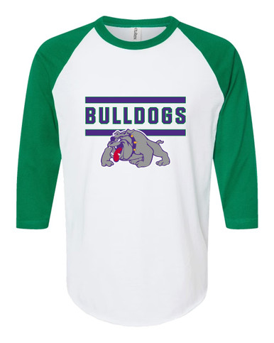 Waukegan Bulldogs Mascot #5 Women's Baseball T-Shirt