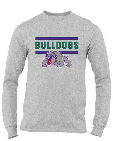 Waukegan Bulldogs Mascot #5 Men's LS T-Shirt