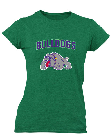 Waukegan Bulldogs Mascot #6 Women's Premium SS T-Shirt