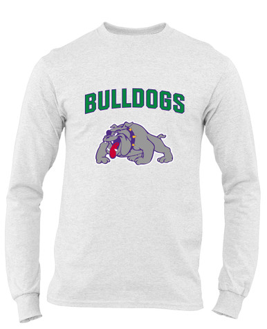 Waukegan Bulldogs Mascot #6 Men's LS T-Shirt