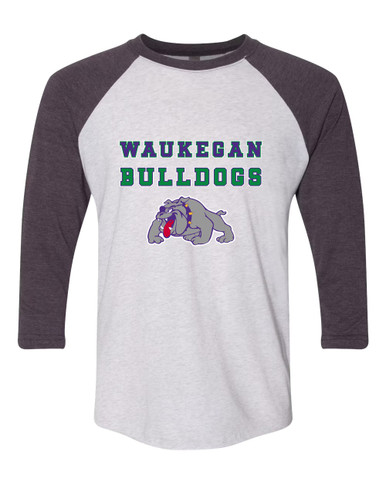 Waukegan Bulldogs Spirit Women's Baseball T-Shirt