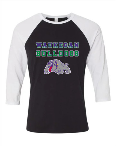 Waukegan Bulldogs Spirit Men's Baseball T-Shirt
