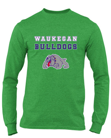 Waukegan Bulldogs Spirit Men's LS T-Shirt