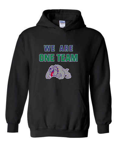 Waukegan Bulldogs We Are One Team Men's Hoodie