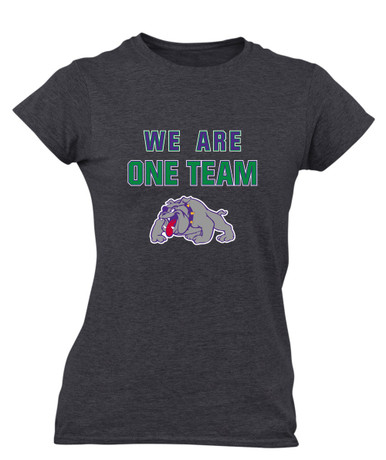 Waukegan Bulldogs We Are One Team Women's SS T-Shirt