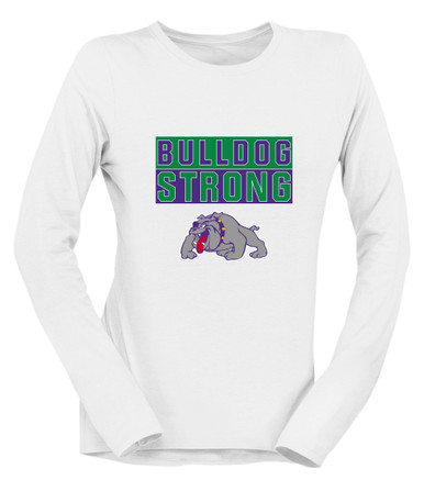 Waukegan Bulldogs Strong #1 Women's Premium LS T-Shirt