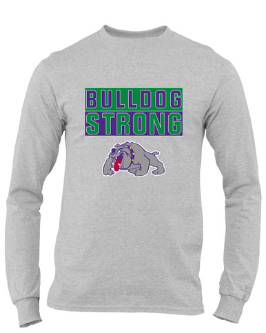 Waukegan Bulldogs Strong #1 Men's LS T-Shirt