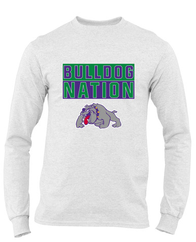 Waukegan Bulldogs Nation #1 Men's LS T-Shirt