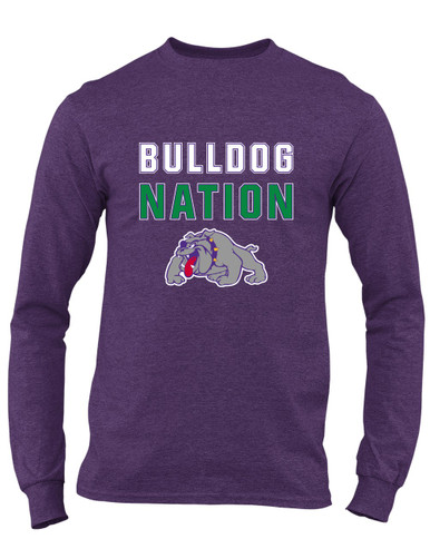 Waukegan Bulldogs Nation #2 Men's LS T-Shirt