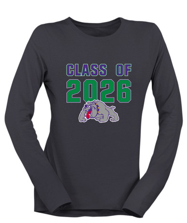 Waukegan Bulldogs Class of 2026 Women's LS T-Shirt