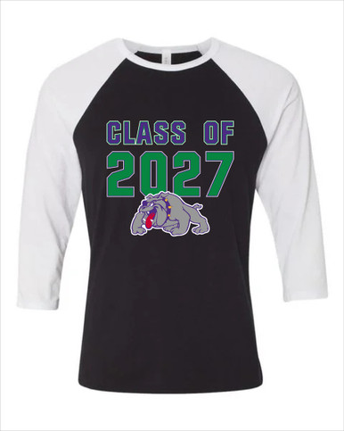 Waukegan Bulldogs Class of 2027 Women's Baseball T-Shirt