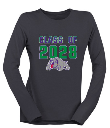 Waukegan Bulldogs Class of 2028 Women's Premium LS T-Shirt