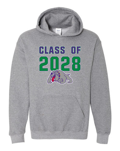 Waukegan Bulldogs Class of 2028 Men's Hoodie