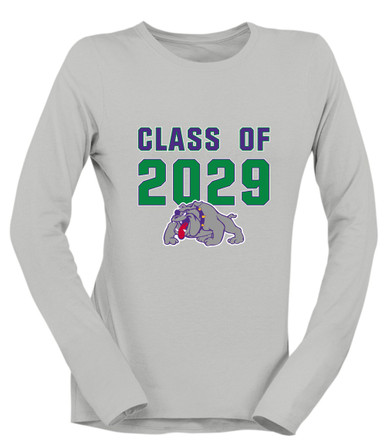 Waukegan Bulldogs Class of 2029 Women's Premium LS T-Shirt