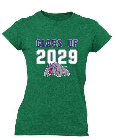 Waukegan Bulldogs Class of 2029 Women's Premium SS T-Shirt