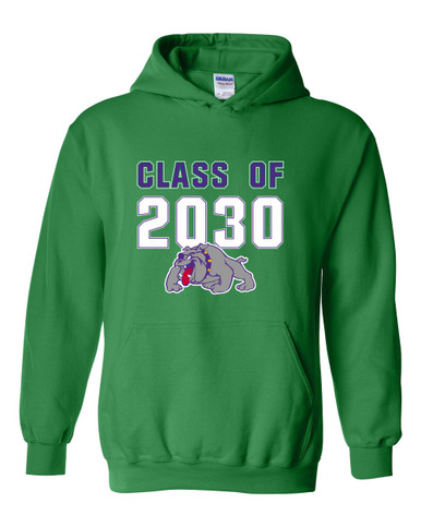Waukegan Bulldogs Class of 2030 Men's Hoodie