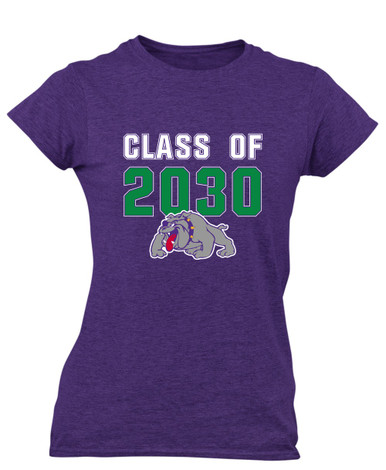 Waukegan Bulldogs Class of 2030 Women's Premium SS T-Shirt