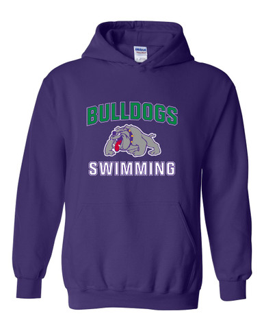 Waukegan Bulldogs Swimming Men's Hoodie