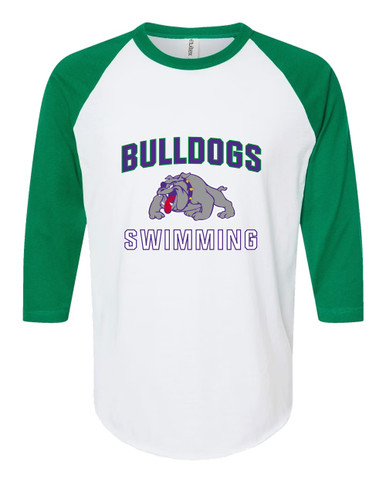 Waukegan Bulldogs Swimming Men's Baseball T-Shirt