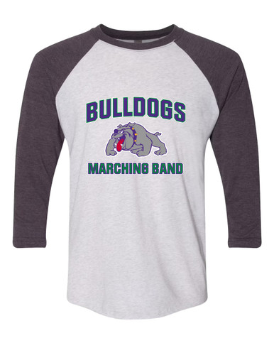 Waukegan Bulldogs Marching Band Women's Baseball T-Shirt