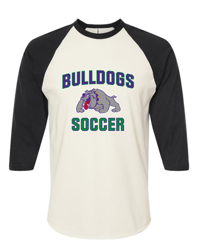 Waukegan Bulldogs Soccer #1 Men's Baseball T-Shirt