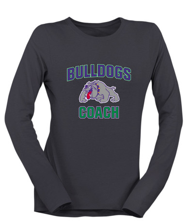 Waukegan Bulldogs Coach Women's LS T-Shirt