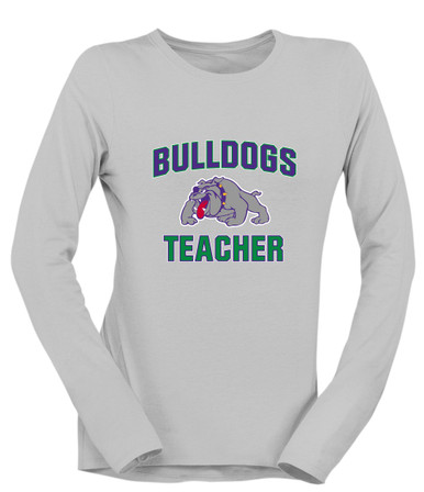 Waukegan Bulldogs Teacher Women's LS T-Shirt