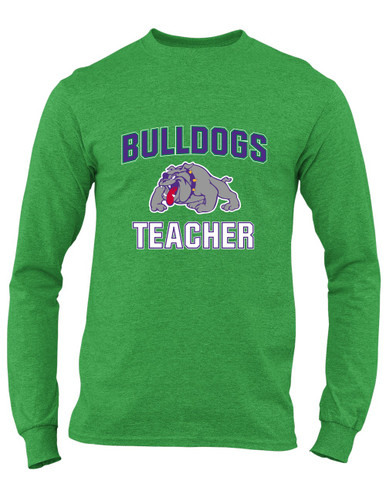 Waukegan Bulldogs Teacher Men's LS T-Shirt