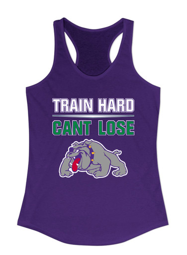 Waukegan Bulldogs Train Hard, Can't Lose Women's Tank Top