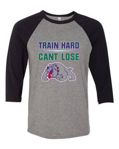 Waukegan Bulldogs Train Hard, Can't Lose Women's Baseball T-Shirt