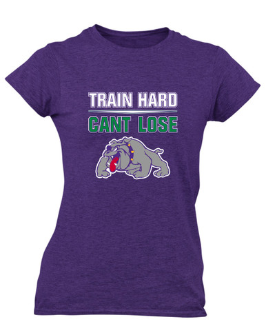 Waukegan Bulldogs Train Hard, Can't Lose Women's Premium SS T-Shirt