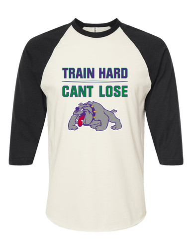 Waukegan Bulldogs Train Hard, Can't Lose Men's Baseball T-Shirt