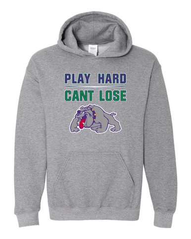 Waukegan Bulldogs Play Hard, Can't Lose Men's Hoodie