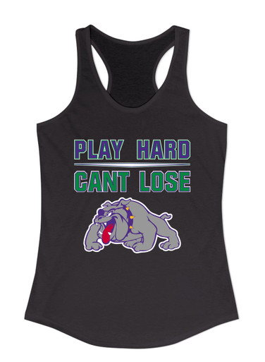 Waukegan Bulldogs Play Hard, Can't Lose Women's Tank Top